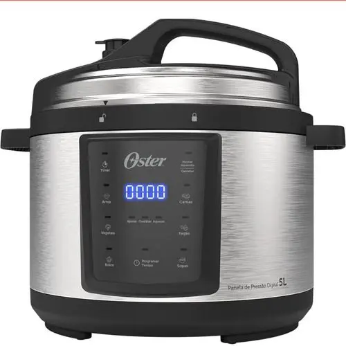 Panela de Pressão Elétrica Digital Oster 5L 220V OPAN920