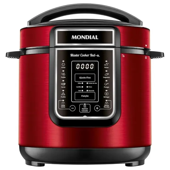Panela de Pressão Elétrica Digital Mondial 6L