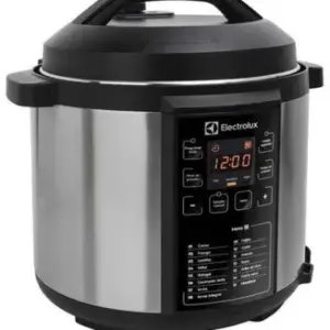 Panela de Pressão Elétrica Digital Electrolux Experience por Rita Lobo 6L 1000W com Controle de Temperatura, Silenciosa e 10 Travas de Segurança PCC20