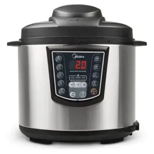 Panela de Pressão Elétrica Digital Midea 6L Inox 127V PPA71 Panela de Pressão Elétrica Digital Midea 6L Inox 127V PPA71
