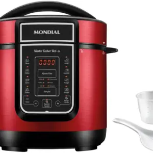 Panela de Pressão Elétrica Digital Mondial Master Cooker 3L 700W Panela de Pressão Elétrica Digital Mondial Master Cooker 3L 700W