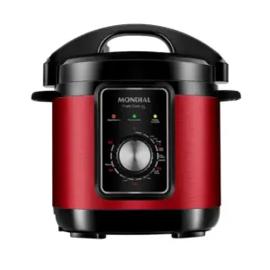 Panela de Pressão Elétrica Mondial Pratic Cook Red Premium I 3L PE-47-3L-RI Panela de Pressão Elétrica Mondial Pratic Cook Red Premium I 3L PE-47-3L-RI