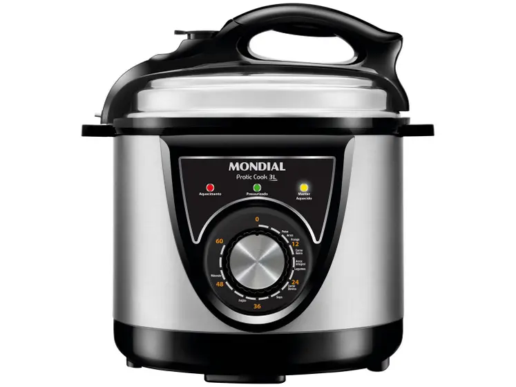 Panela de Pressão Elétrica Electrolux 5L 900W com Timer e Controle de Temperatura PCE20