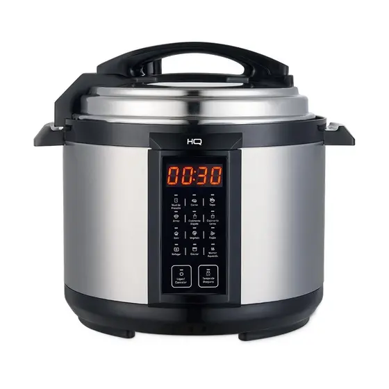 Panela de Pressão Elétrica Digital Multifuncional HQ 5L Inox HQ-Y5DI