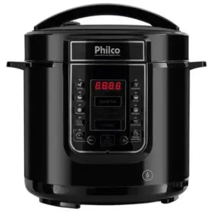 Panela de Pressão Elétrica Digital Philco 6L 1000W com Timer e Controle de Temperatura PPPP01 Panela de Pressão Elétrica Digital Philco 6L 1000W com Timer e Controle de Temperatura PPPP01