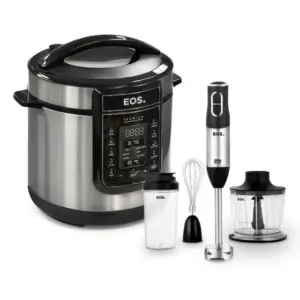 Panela de Pressão Elétrica EOS EPP60DI (com Mixer 3 em 1 EMX02) 220V Panela de Pressão Elétrica EOS EPP60DI (com Mixer 3 em 1 EMX02) 220V