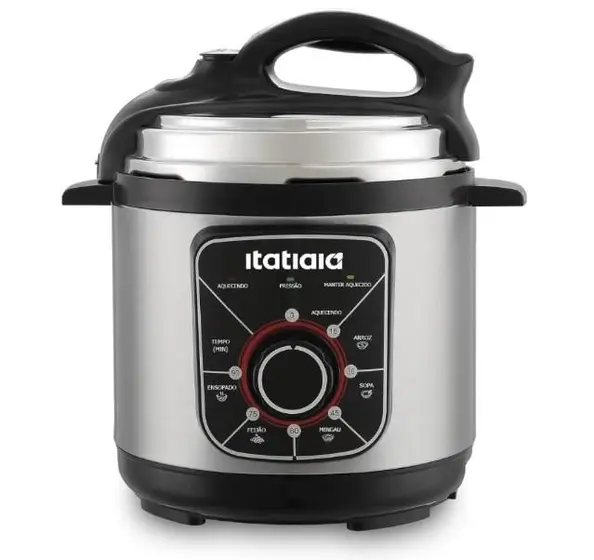 Panela de Pressão Elétrica Itatiaia Essencial 5L Inox 127V