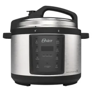 Panela de Pressão Elétrica Oster 5L 900W Inox/Preto 220V OPAN920-220