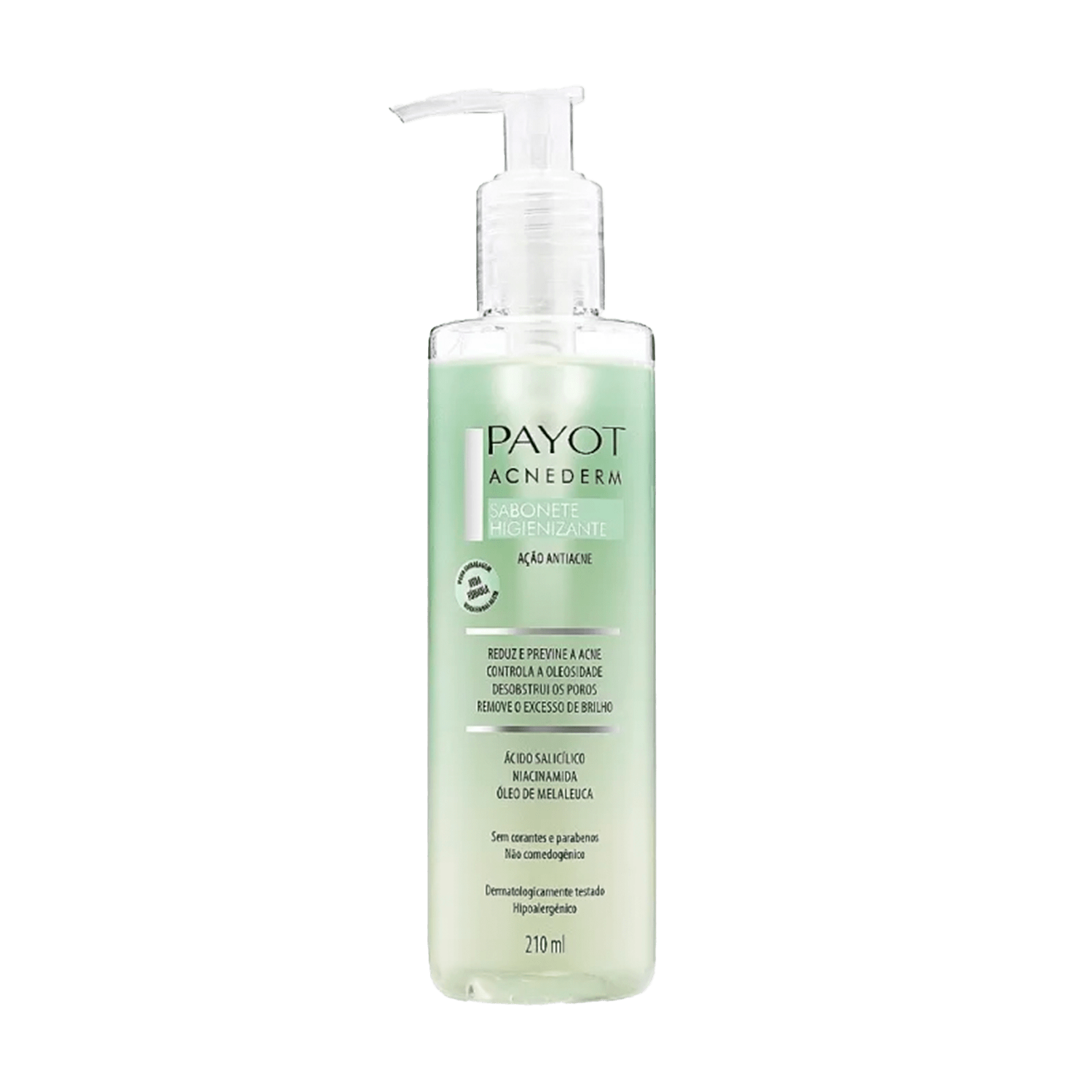 Sabonete Líquido Facial Payot Acnederm Higienizante 210ml