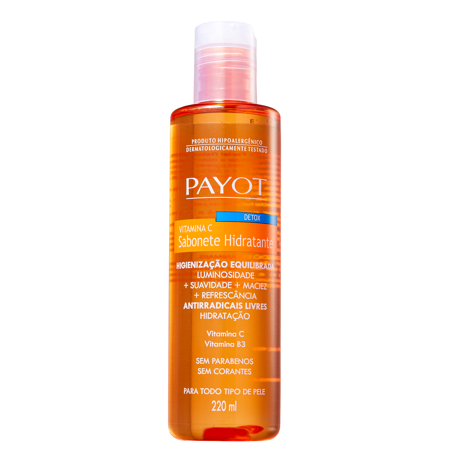Sabonete Líquido Payot Detox Vitamina C 220ml