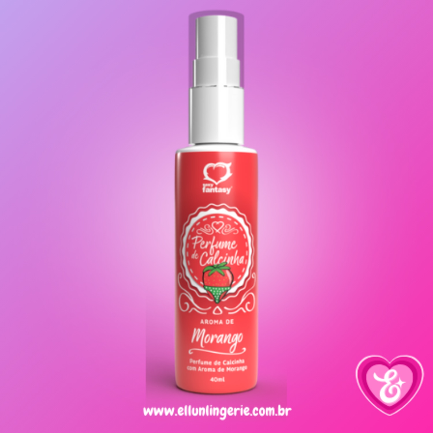 Perfume Íntimo Aroma Morango