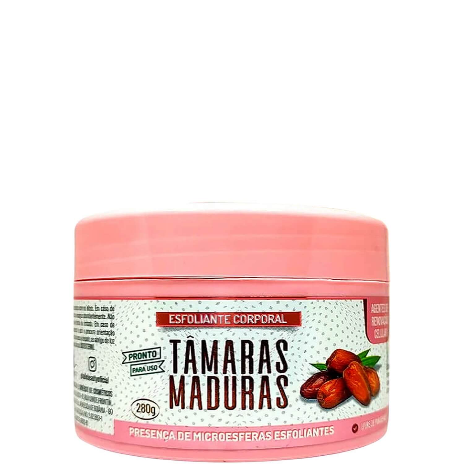 Esfoliante Phállebeauty Tâmaras Maduras Microesferas Corporal 280g