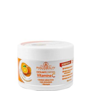 Esfoliante Phállebeauty Vitamina C Antioxidante Corporal 280g