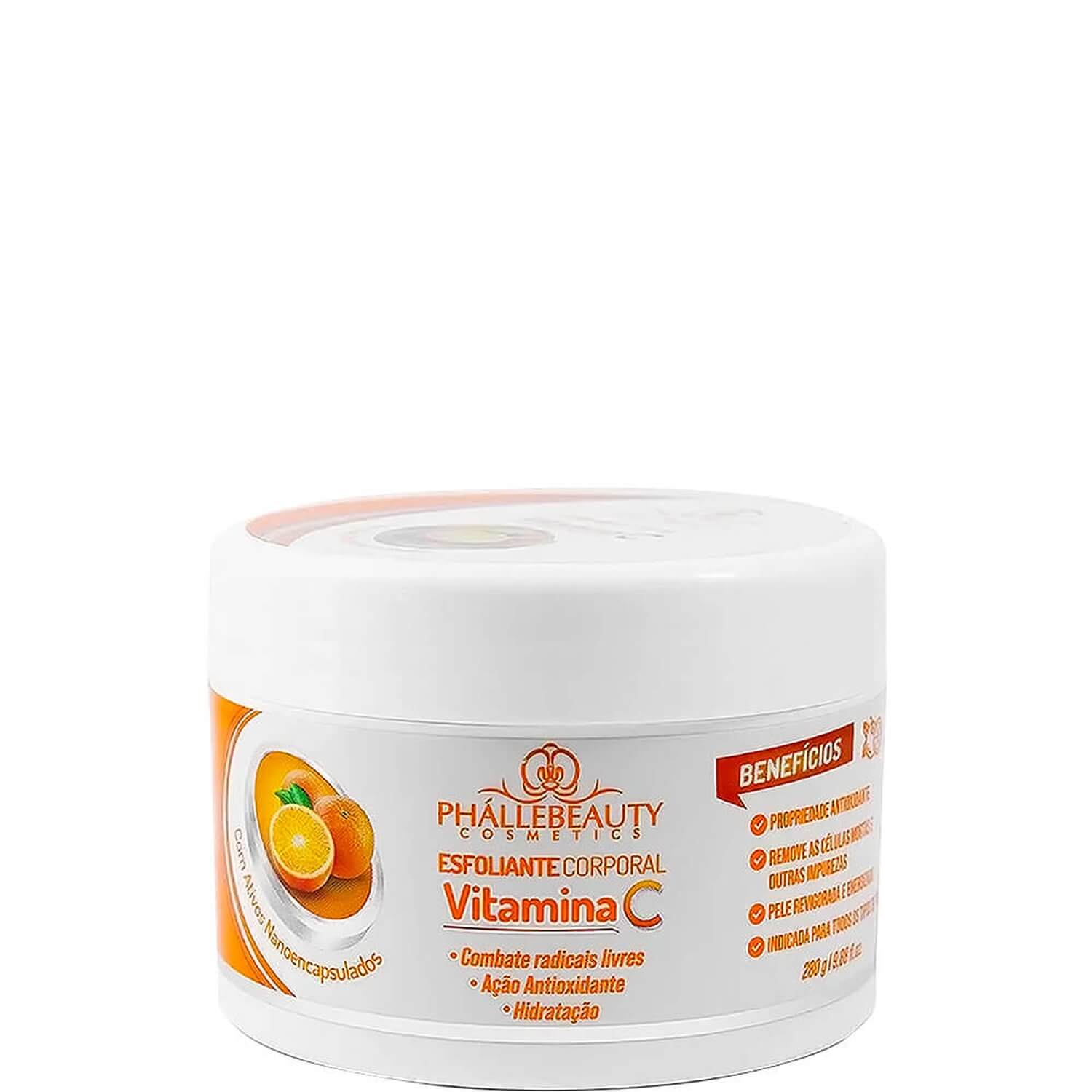 Esfoliante Phállebeauty Vitamina C Antioxidante Corporal 280g
