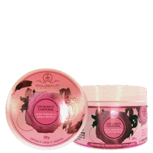 Esfoliante Phállebeauty Rosa Mosqueta e Argila Branca Corporal 280g