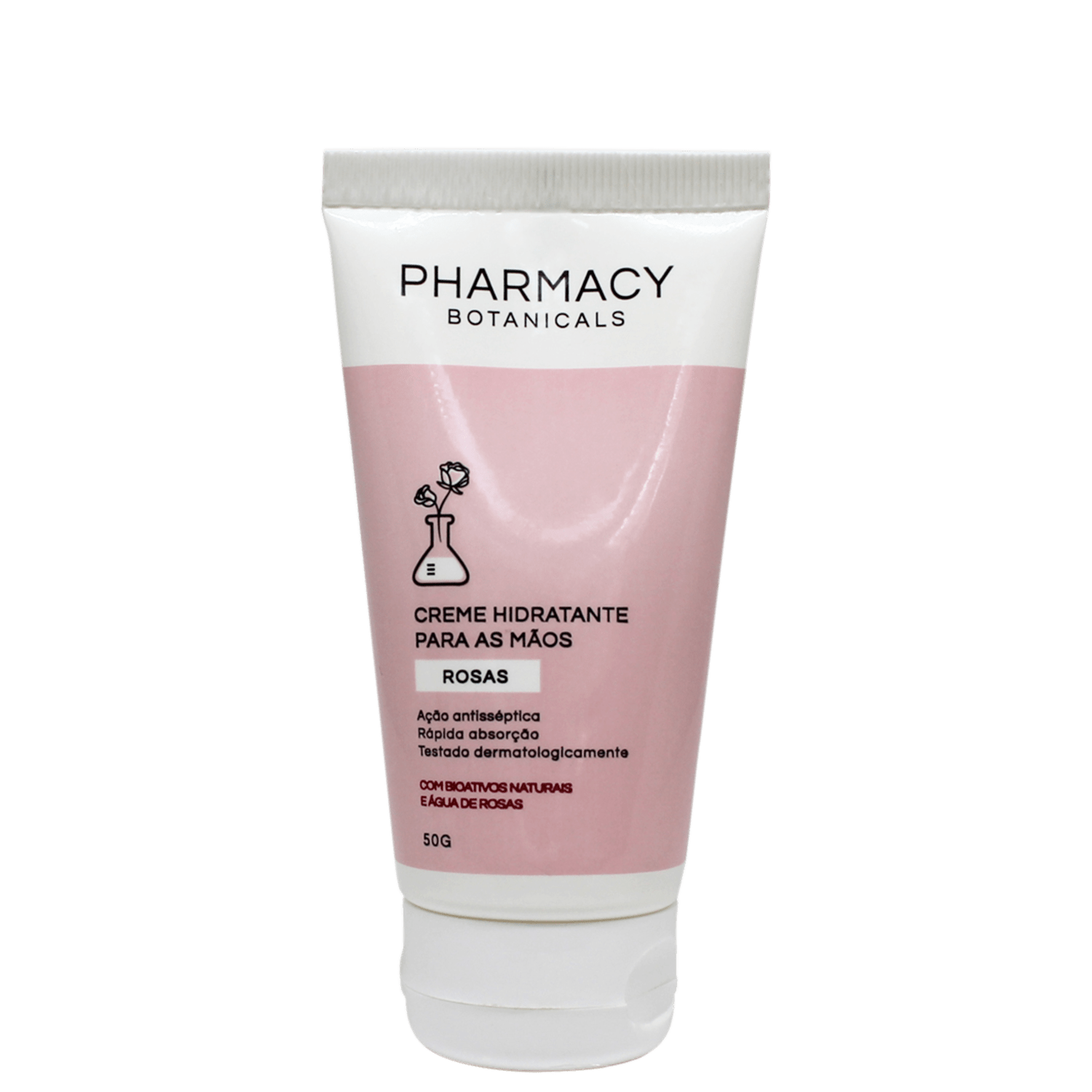 Creme Hidratante para as Mãos Pharmacy Botanicals Rosas 50g