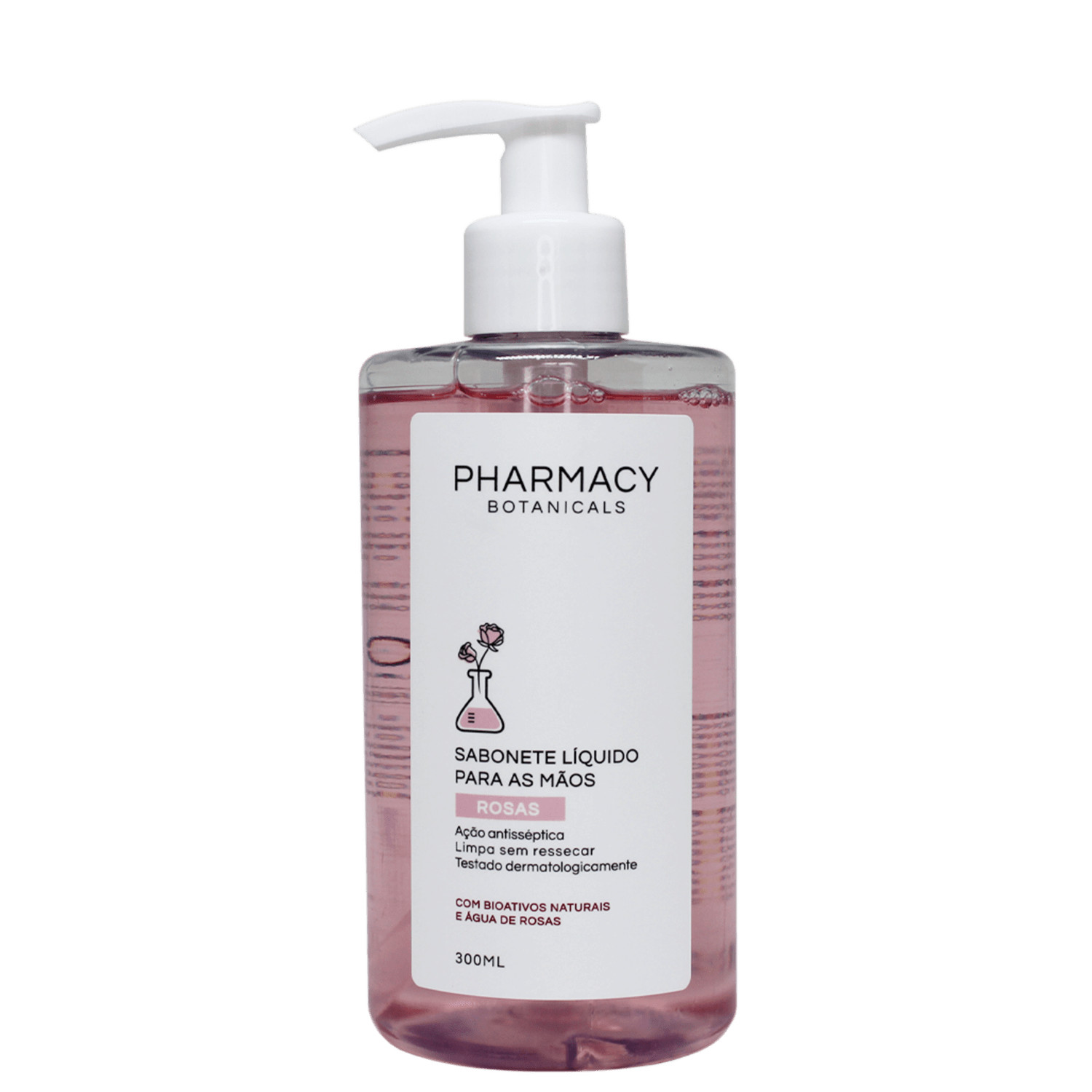 Sabonete Líquido para as Mãos Pharmacy Botanicals Rosas 300ml