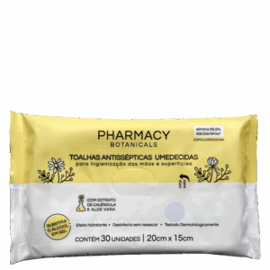 Toalhas Antissépticas Pharmacy Botanicals 30 Unidades