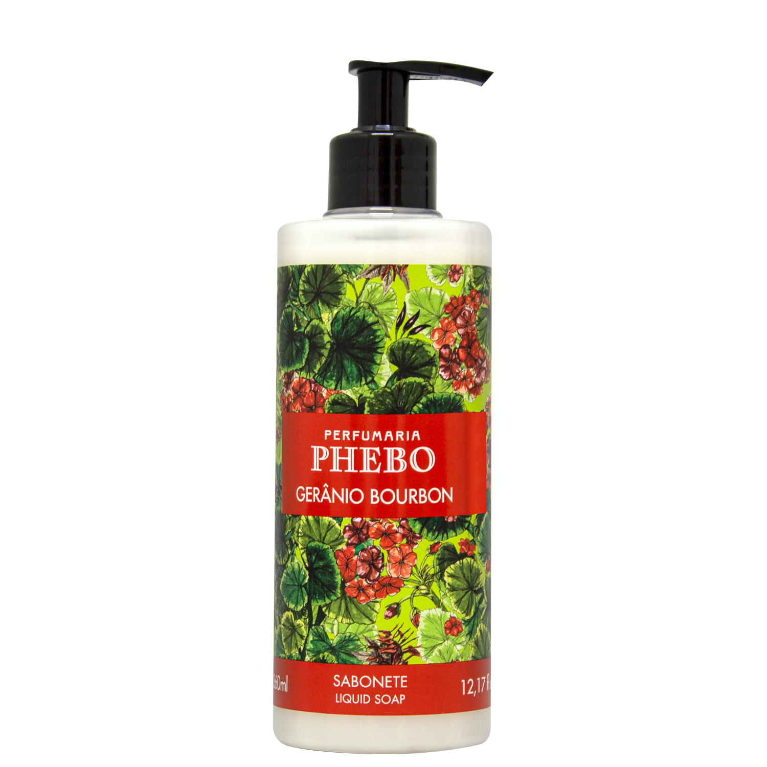 Sabonete Líquido Phebo Mediterrâneo Gerânio 360ml