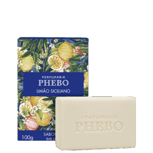 Sabonete em Barra Phebo Mediterrâneo Limão Siciliano 100g