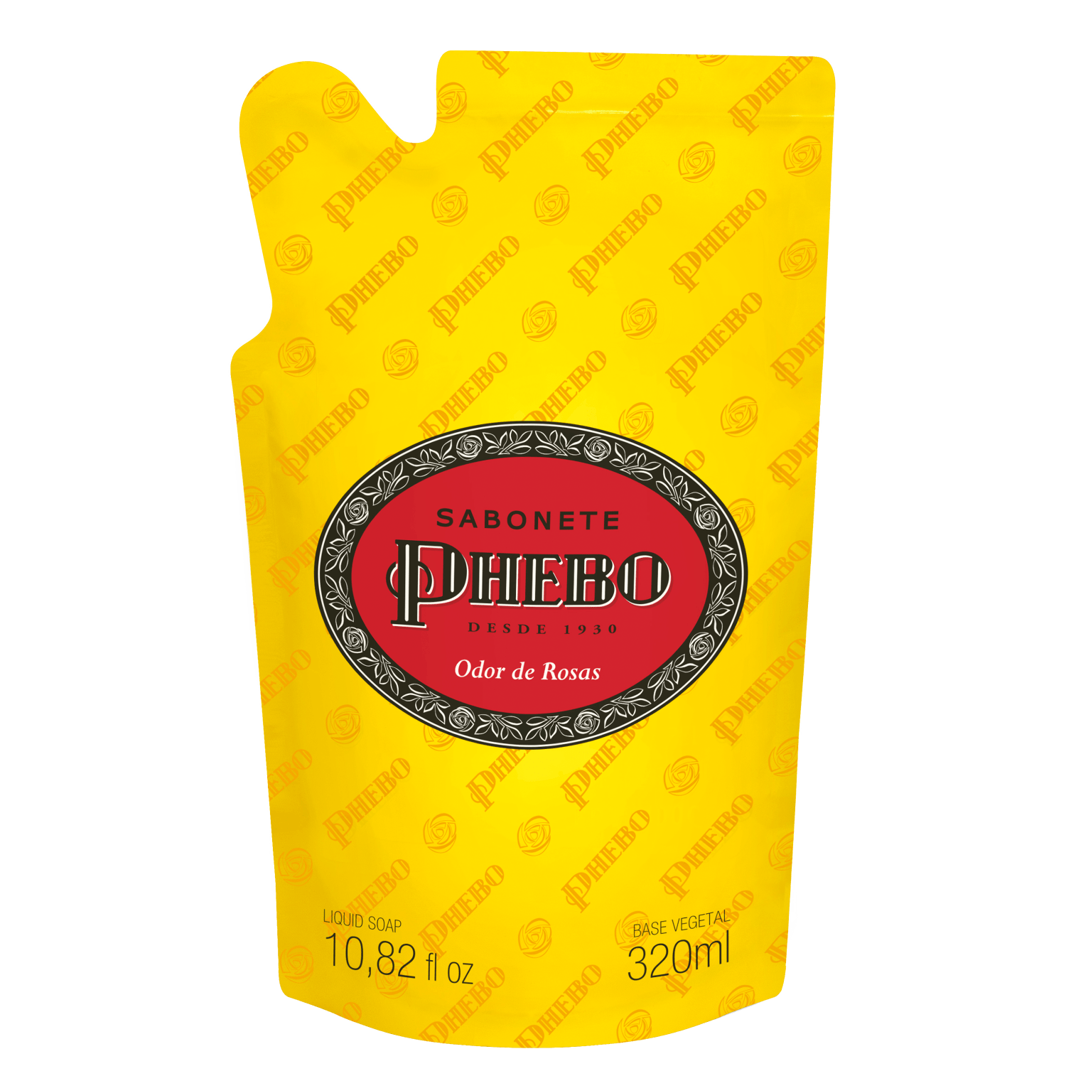 Sabonete Líquido Refil Phebo Odor de Rosas 320ml