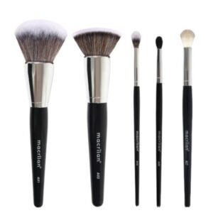 Kit Pincel Macrilan A01 A03 A12 A26 A27 Profissional Grande para Pó Linha Max