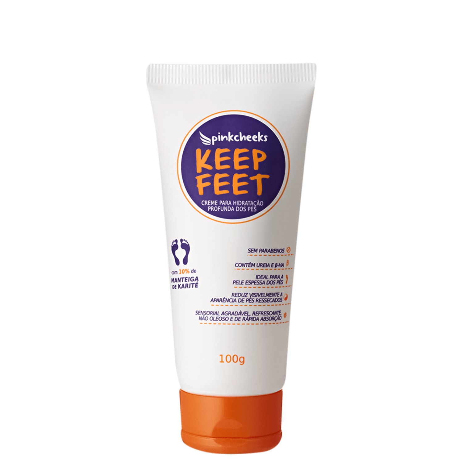 Creme para os Pés Pink Cheeks Keep Feet 100g