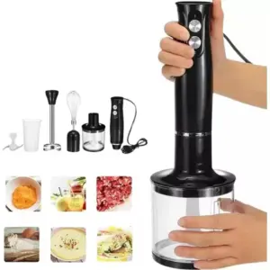 Mixer 4 em 1 Sokany com Processador, Batedor e Moedor de Carne 300W 110V Mixer 4 em 1 Sokany com Processador, Batedor e Moedor de Carne 300W 110V