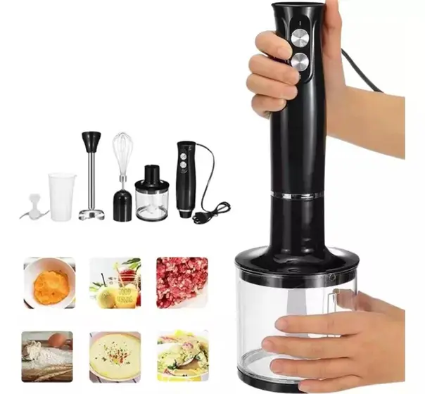 Mixer 4 em 1 Sokany com Processador, Batedor e Moedor de Carne 300W 110V