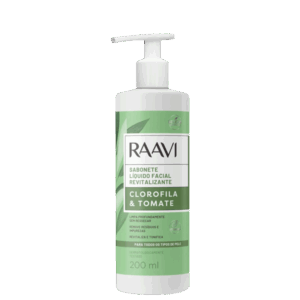 Sabonete Líquido Facial Raavi Clorofila Tomate 200ml