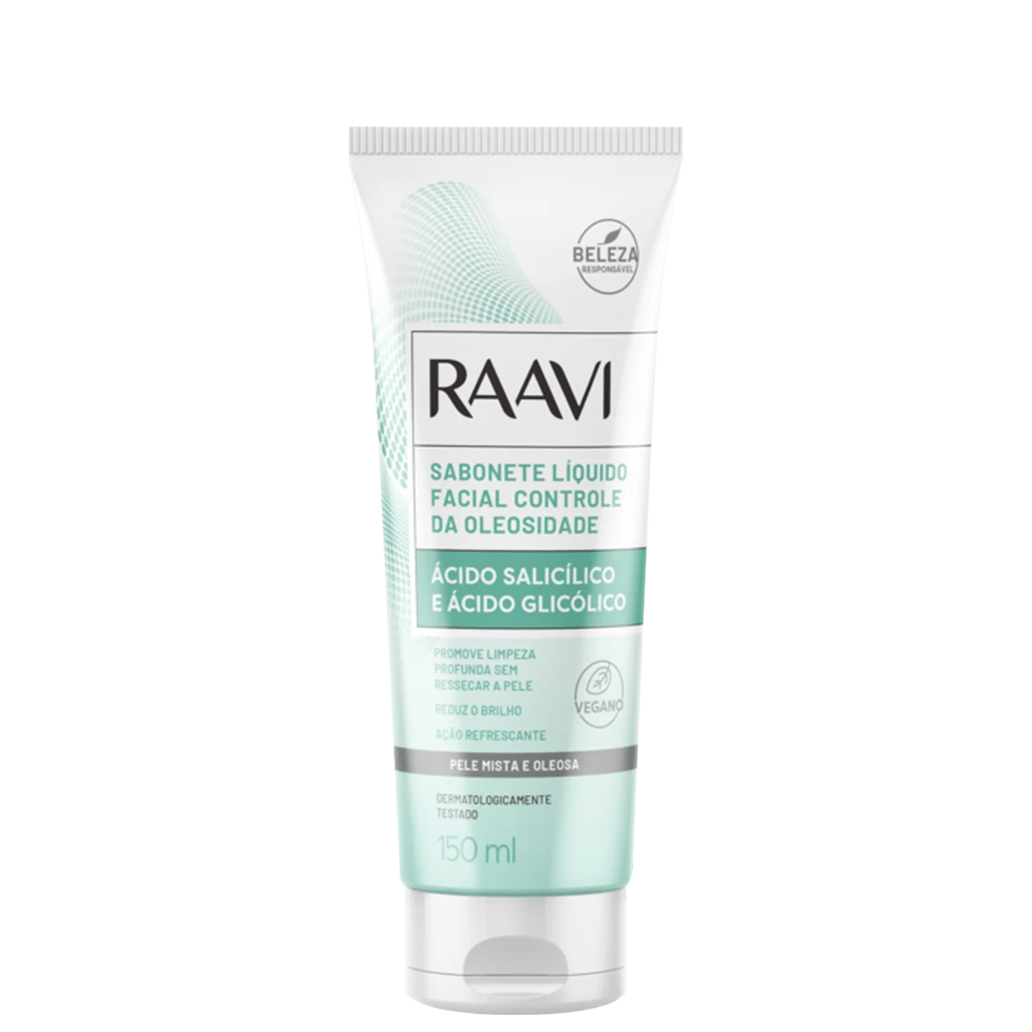 Sabonete Líquido Facial Raavi Controle da Oleosidade 150ml
