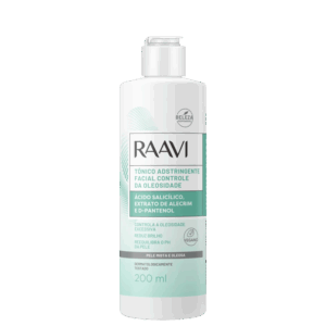 Tonico Adstringente Facial Raavi Controle da Oleosidade 200ml