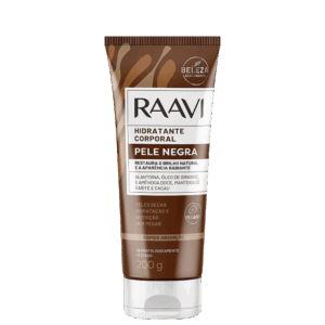 Hidratante Corporal Raavi Pele Negra 200g Hidratante Corporal Raavi Pele Negra 200g