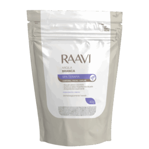 Argila Branca Raavi SPA Terapia Corporal Facial Capilar 400g Argila Branca Raavi SPA Terapia Corporal Facial Capilar 400g