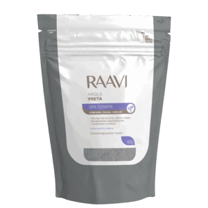 Argila Preta Raavi SPA Terapia Corporal Facial Capilar 400g Argila Preta Raavi SPA Terapia Corporal Facial Capilar 400g