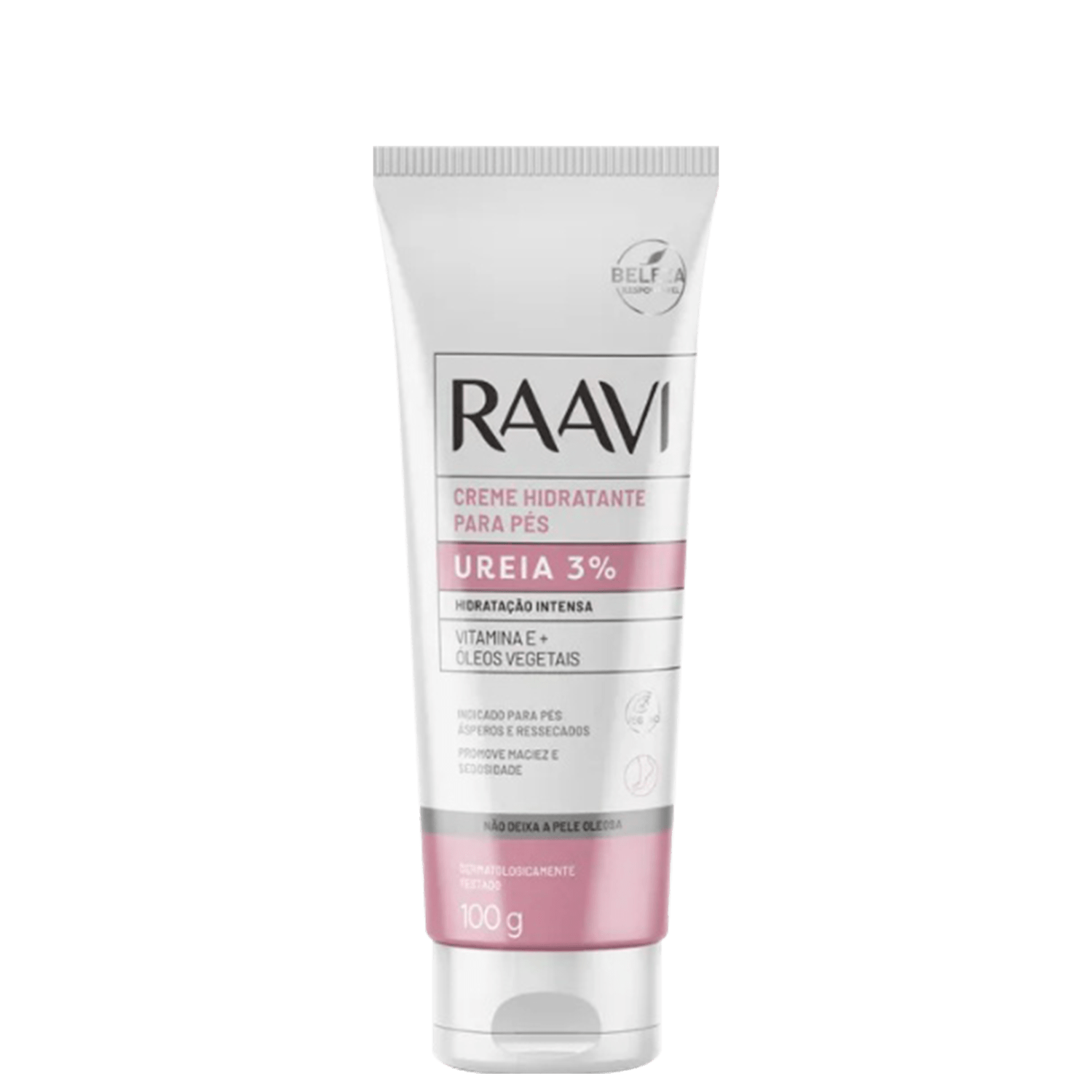 Creme Hidratante para Pés Raavi Ureia Spa Care 100g