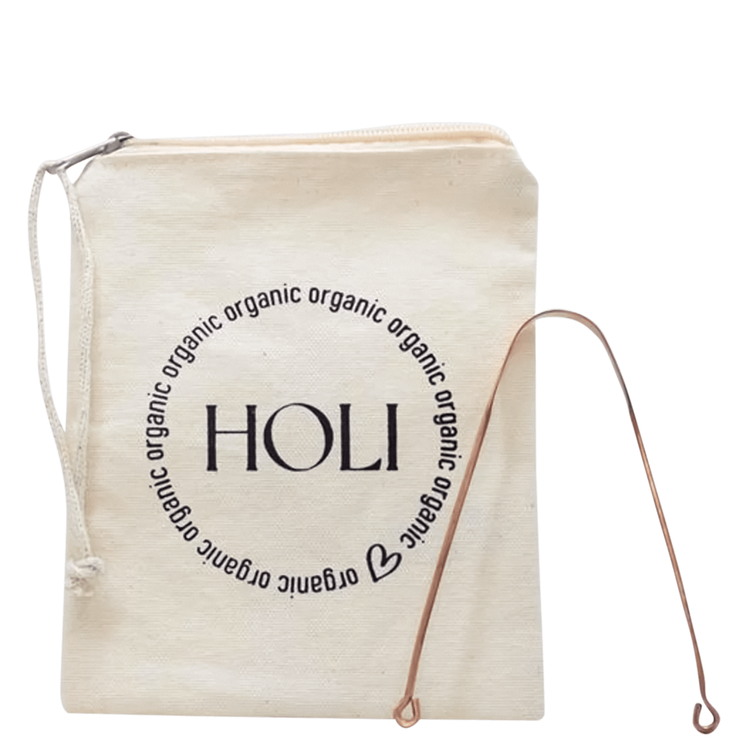Raspador De Língua Holi Organic 100% Cobre
