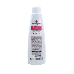 Refil Hidratante Desodorante Corporal Mahogany English Rose 300ml