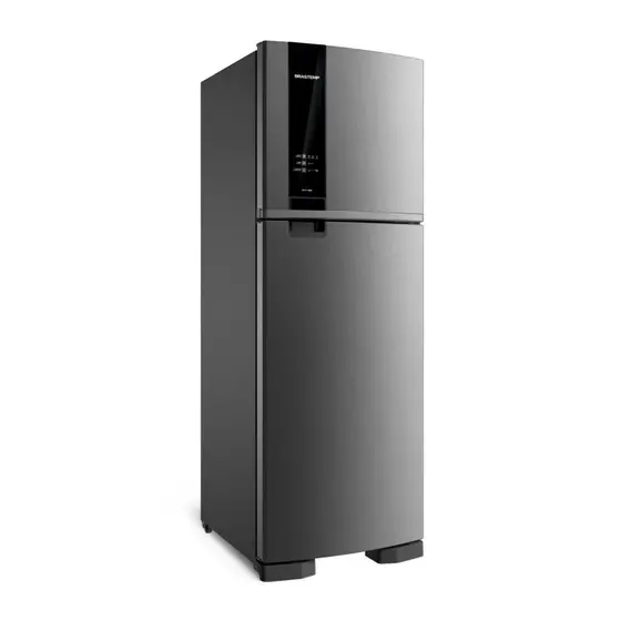 Refrigerador Duplex Brastemp 375L Frost Free Evox 220v
