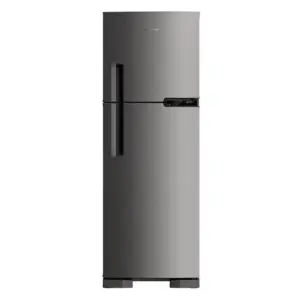 Refrigerador Duplex Brastemp 375L Frost Free com Gavetão de Legumes Fresh Zone Inox 127V BRM44HK Refrigerador Duplex Brastemp 375L Frost Free com Gavetão de Legumes Fresh Zone Inox 127V BRM44HK