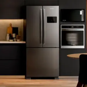 Refrigerador Side Inverse Brastemp 554L 3 Portas BRO85AK Refrigerador Side Inverse Brastemp 554L 3 Portas BRO85AK