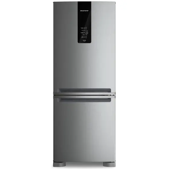 Refrigerador Inverse Duplex Brastemp 447L Smart Flow Inox 110V BRE57FKANA