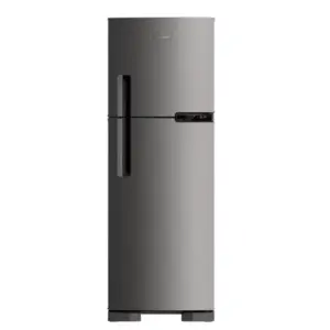 Refrigerador Duplex Brastemp 375L Frost Free Inox 220v BRM44HKANA Refrigerador Duplex Brastemp 375L Frost Free Inox 220v BRM44HKANA