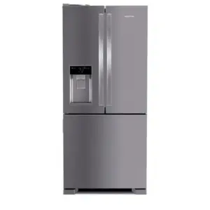 Refrigerador French Door Brastemp 515L Frost Free Água e Gelo na Porta Inox BRH85AK Refrigerador French Door Brastemp 515L Frost Free Água e Gelo na Porta Inox BRH85AK