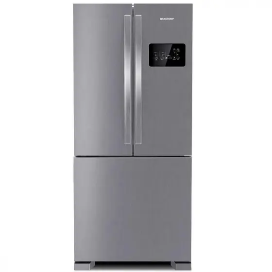 Refrigerador Side Inverse Brastemp 554L 3 Portas Inox 127V