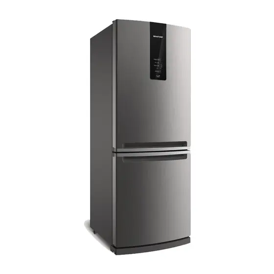 Refrigerador Inverse Duplex Brastemp 443L Frost Free Inox