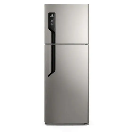Refrigerador Duplex Electrolux 480L Frost Free com AutoSense Efficient Inox Look 110V