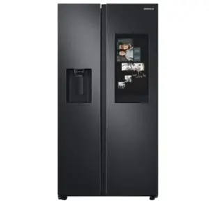 Refrigerador Side by Side Samsung 585L Family Hub com Soundbar Black Inox 127v RS58T5561B1/AZ Refrigerador Side by Side Samsung 585L Family Hub com Soundbar Black Inox 127v RS58T5561B1/AZ