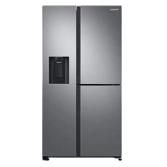 Refrigerador Side by Side Samsung 601L com Dispenser de Água e Gelo e FlexZone Inox 127v RS65R5691M9/AZ