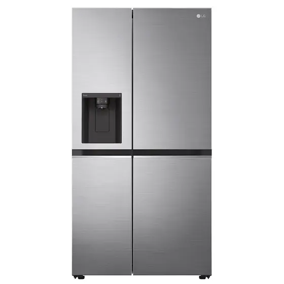 Refrigerador Side by Side LG 611L Frost Free 2 Portas com UVnano Aço Escovado GC-L257SLP